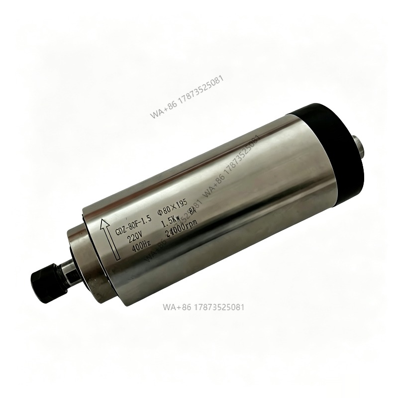 Er20 Collet Chuck Spindle Motor 220V - ชุดมอเตอร์สปินเดิล CNC ระบายความร้อนด้วยอากาศ 800W 1500W 2200W