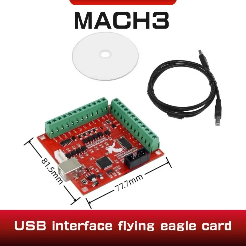 Mach3 Usb Cnc Controller 4 Axis 100Khz - 1 ชิ้น บอร์ดควบคุมการเคลื่อนที่ MACH3 CNC USB