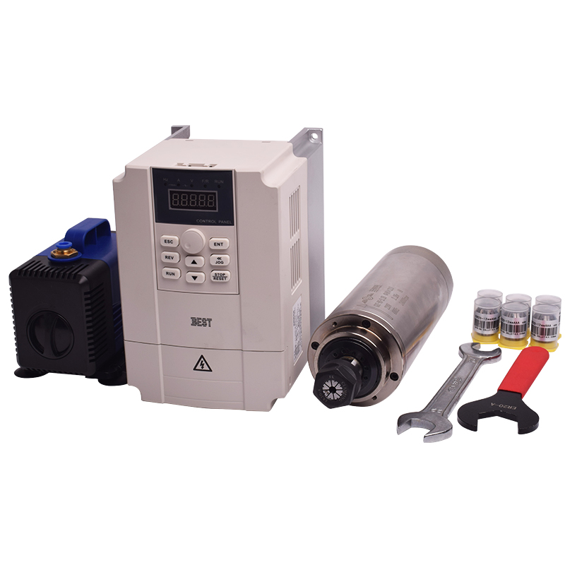ชุดสปินเดิล GDZ ราคาถูก ความเร - 2.2Kw Water Cooled Spindle Kit Vfd บทวิจารณ์และราคา