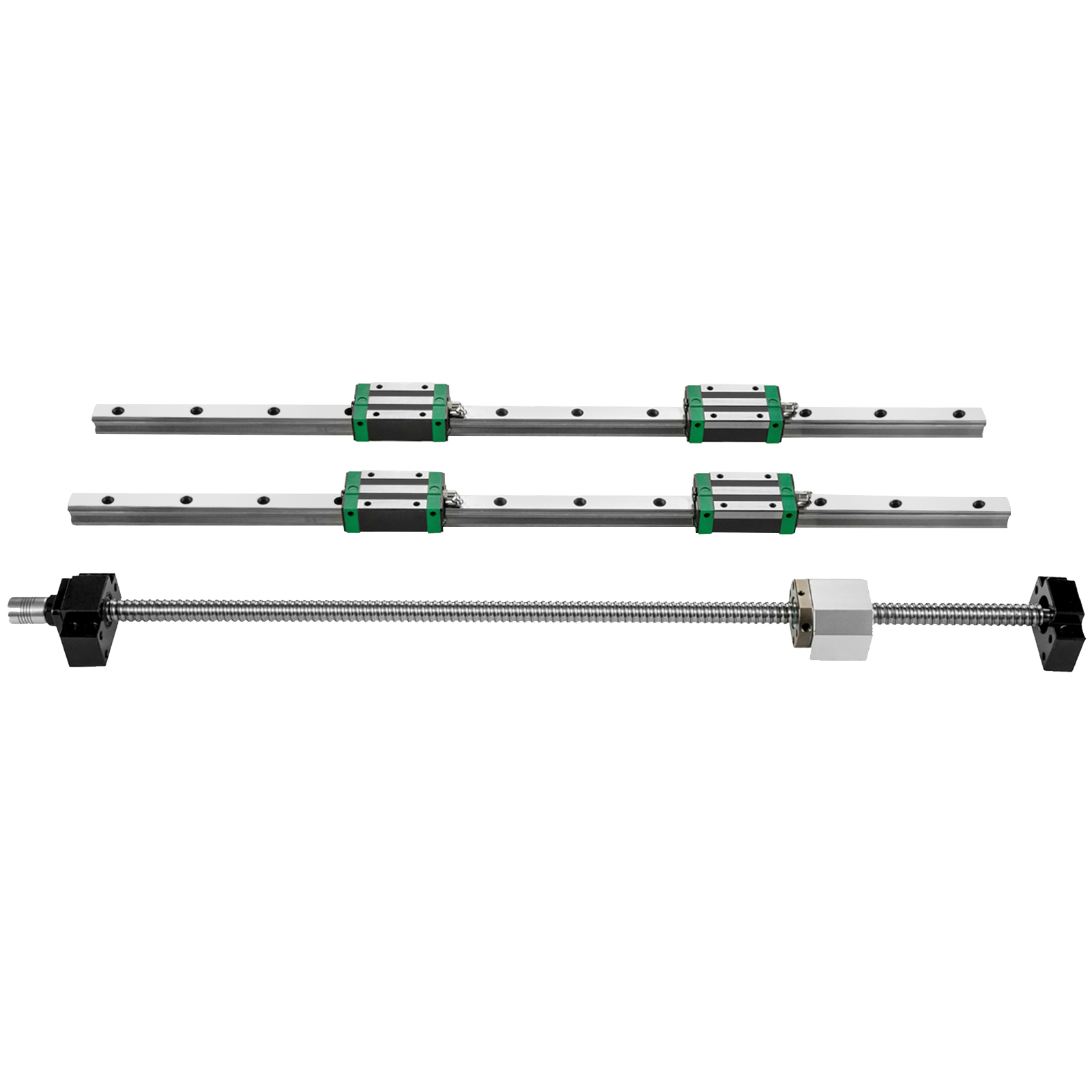 รางเลื่อนเชิงเส้น 2 ชิ้น รุ่น  - Hgr20 Linear Guide Rail Ballscrew Set บทวิจารณ์และราคา