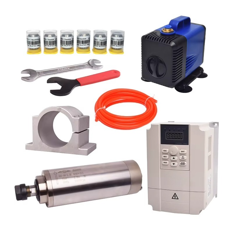 ชุดมอเตอร์สปินเดิลระบายความร้อ - 2.2Kw Water Cooled Spindle Kit Vfd บทวิจารณ์และราคา