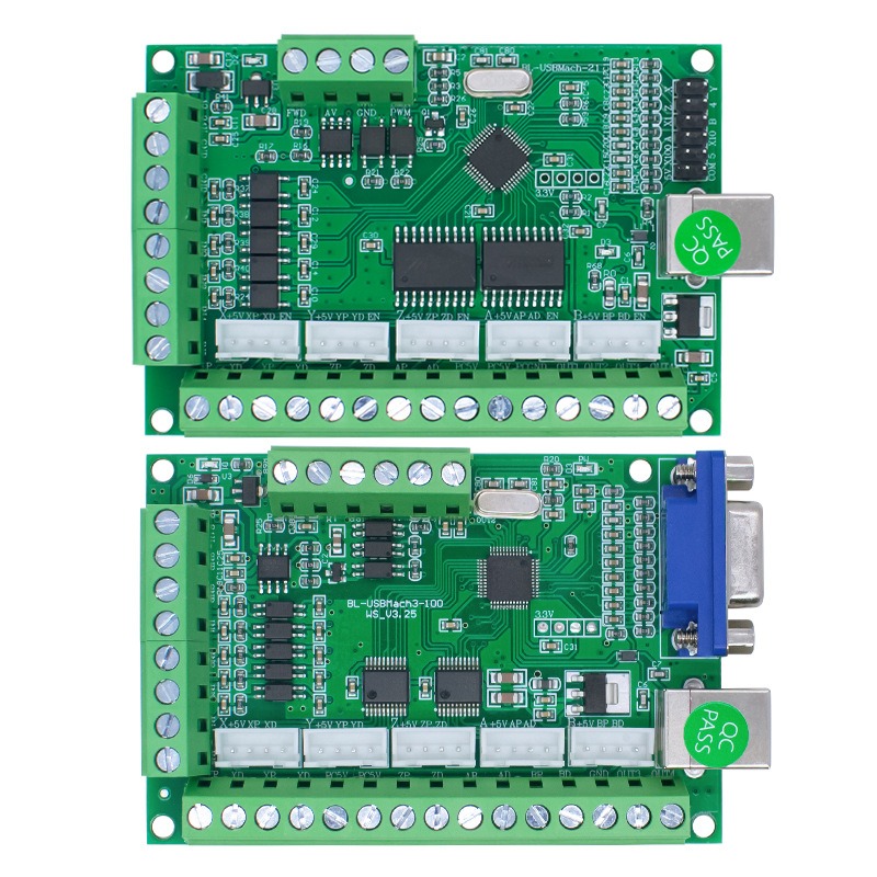 1 ชิ้น บอร์ดขับมอเตอร์ CNC USB - 5 Axis Cnc Breakout Board Interface Mach3 บทวิจารณ์และราคา