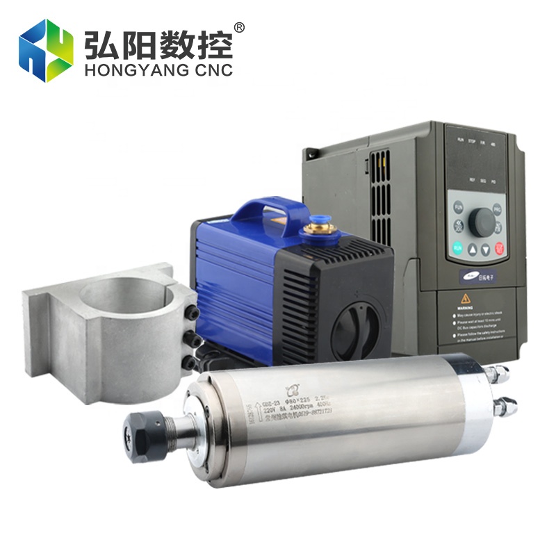 มอเตอร์สปินเดิลระบายความร้อนด้ - 2.2Kw Water Cooled Spindle Kit Vfd บทวิจารณ์และราคา