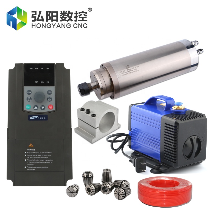 มอเตอร์สปินเดิลระบายความร้อนด้ - 2.2Kw Water Cooled Spindle Kit Vfd บทวิจารณ์และราคา