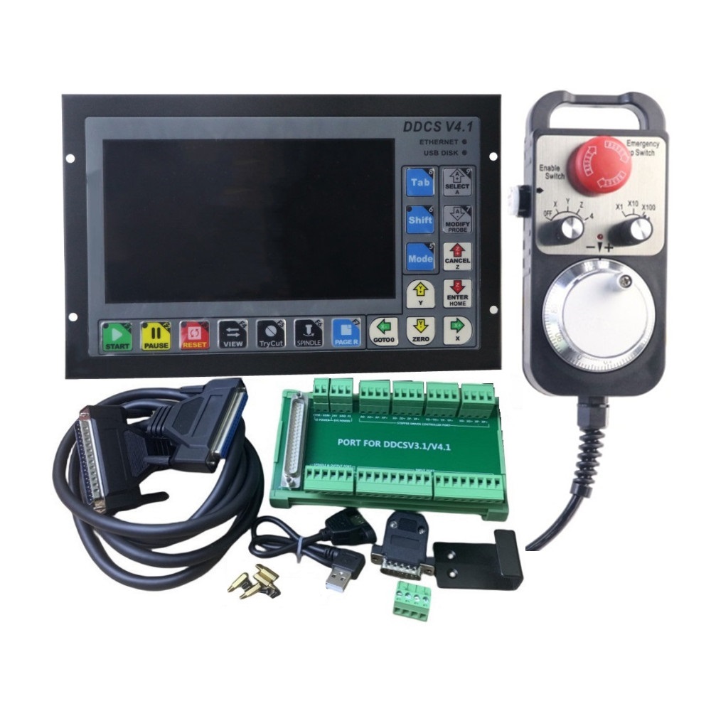 ชุดควบคุมการเคลื่อนที่ CNC รุ่ - Ddcs V4.1 4 Axis Cnc Offline Controller บทวิจารณ์และราคา
